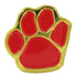 7/8 Inch Paw Print Enameled Lapel Pin - Lapel Pin Corner