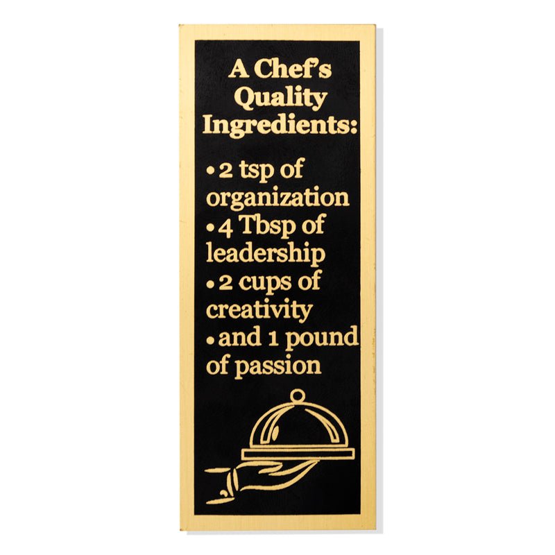A Chef's "Quality Ingredients" Appreciation Boxed Gift Set-Includes Plaque, Keychain, and Lapel Pins-Brooches & Lapel Pins-Lapel Pin Corner