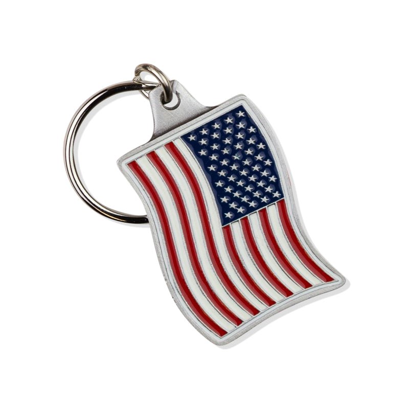 "God Bless America" Patriotic Appreciation Boxed Gift Set-Includes Verse Card, Keychain, and Lapel Pin-Brooches & Lapel Pins-Lapel Pin Corner
