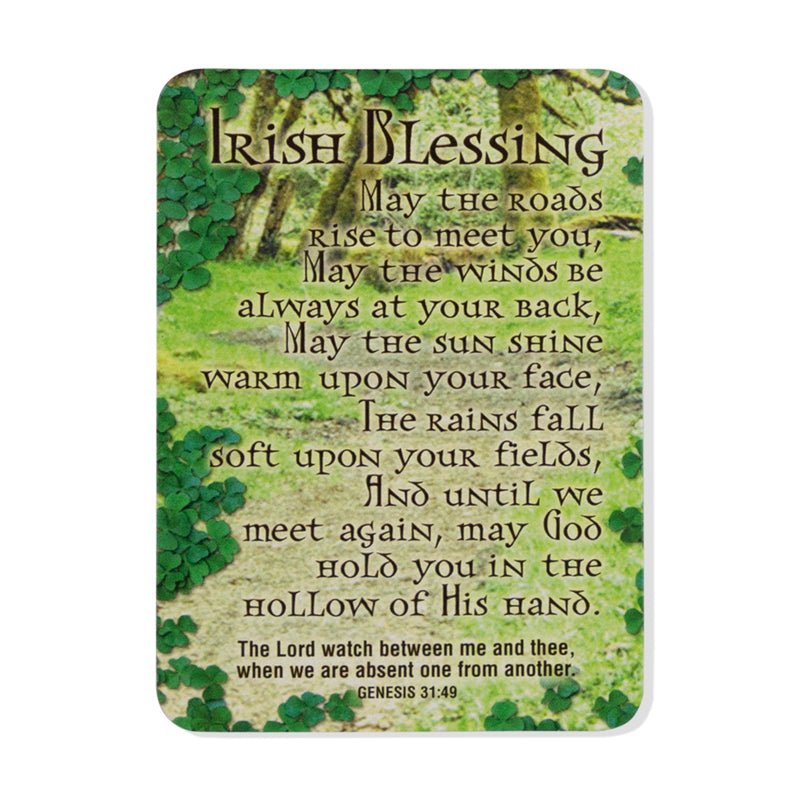 "Irish Blessings" Appreciation Boxed Gift Set-Includes Verse Card, Keychain, and Lapel Pin-Brooches & Lapel Pins-Lapel Pin Corner