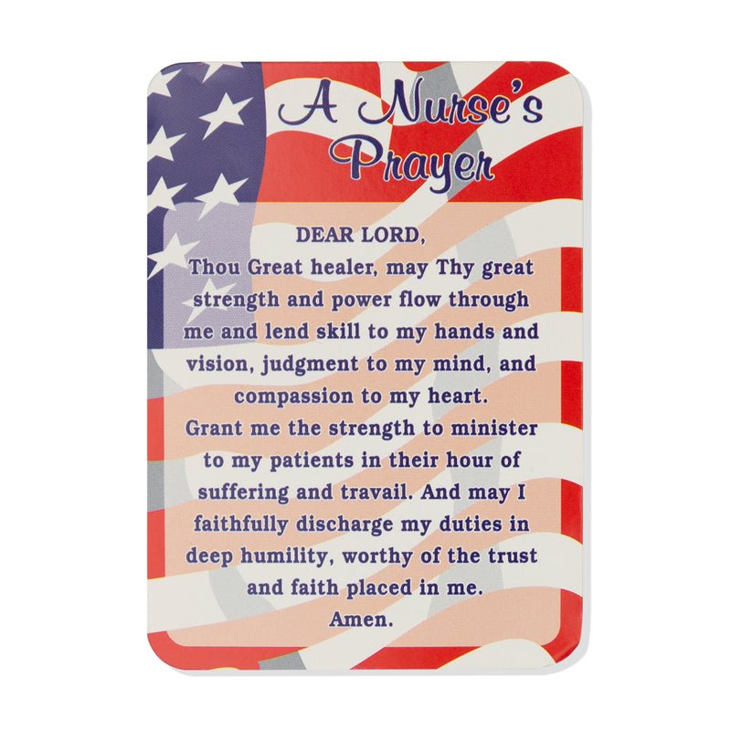 "Nurses Care" Appreciation Boxed Gift Set-Includes Verse Card, Keychain, and Lapel Pin-Brooches & Lapel Pins-Lapel Pin Corner