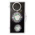 Poker Player Boxed Gift Set in Silver-Includes Keychain and Lapel Pin-Brooches & Lapel Pins-Lapel Pin Corner