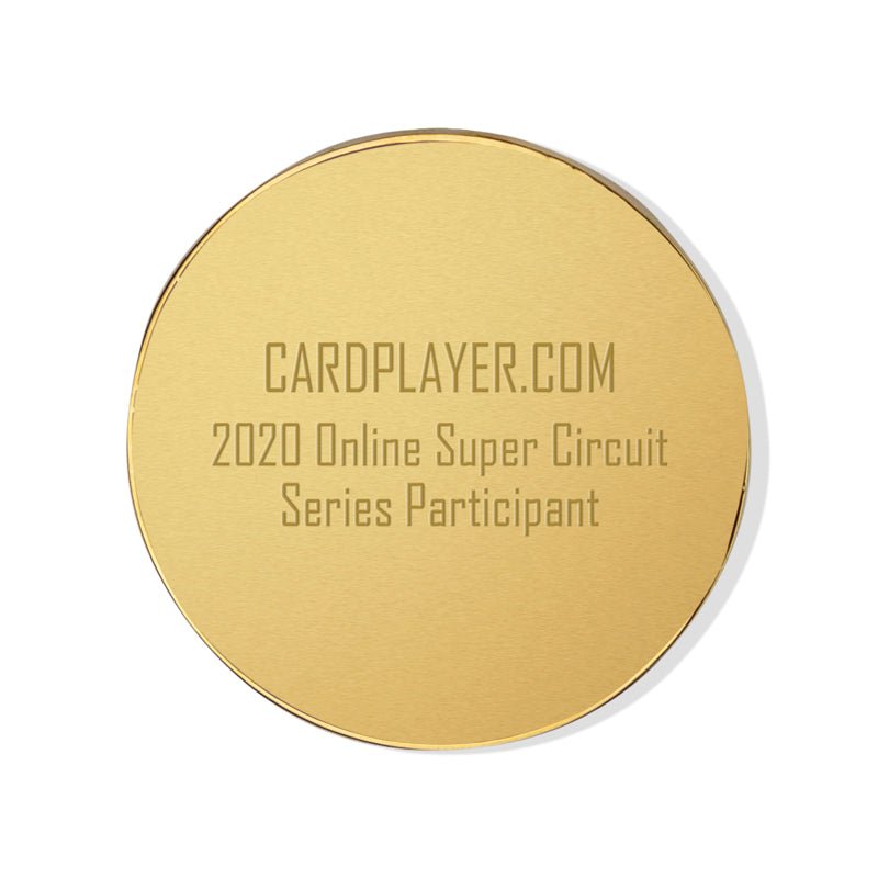 Poker Player Boxed Gift Set in Gold-Includes Coin and Lapel Pin-Brooches & Lapel Pins-Lapel Pin Corner