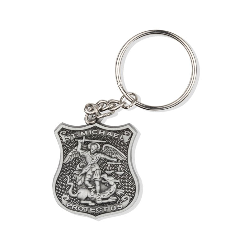 Police Officer "Guardian Angel" Appreciation Boxed Gift Set-Includes Verse Card, Keychain, and Lapel Pin-Brooches & Lapel Pins-Lapel Pin Corner