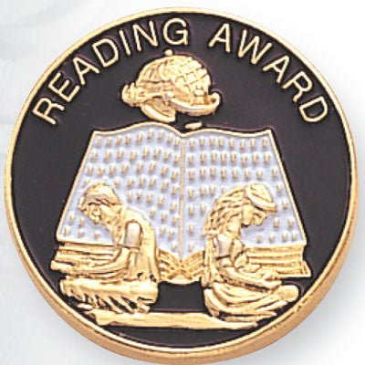 Reading Award Lapel Pin-Brooches & Lapel Pins-Lapel Pin Corner