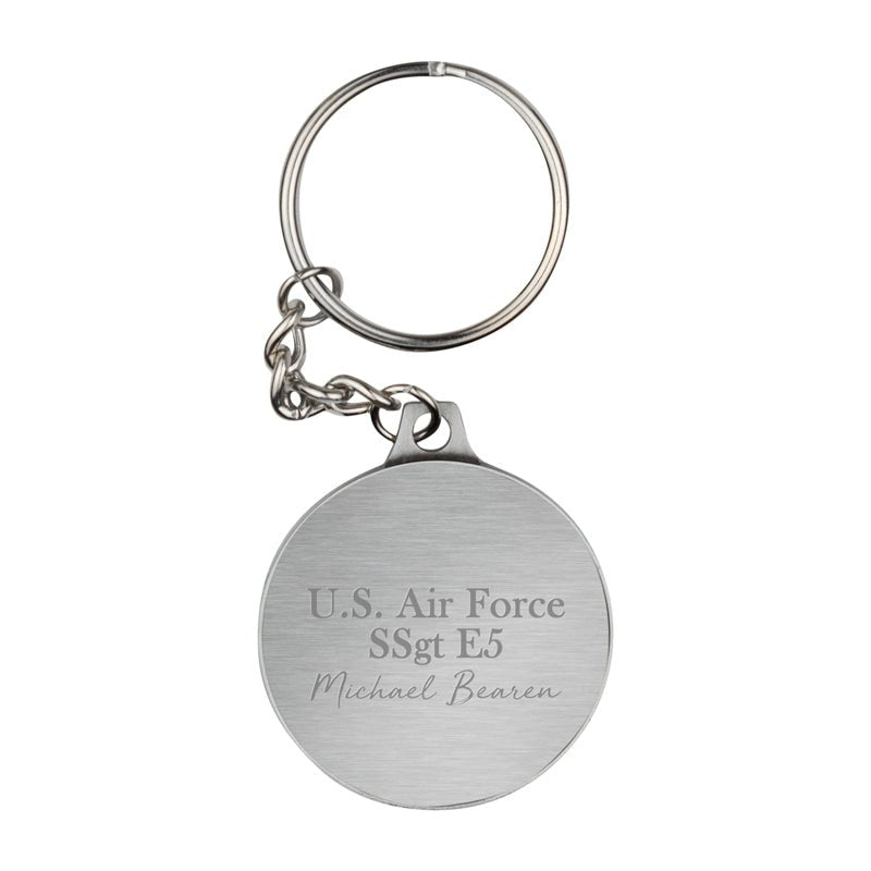 United States Air Force Veteran "God Bless America" Appreciation Boxed Gift Set-Includes Verse Card, Keychain, and Lapel Pin-Brooches & Lapel Pins-Lapel Pin Corner