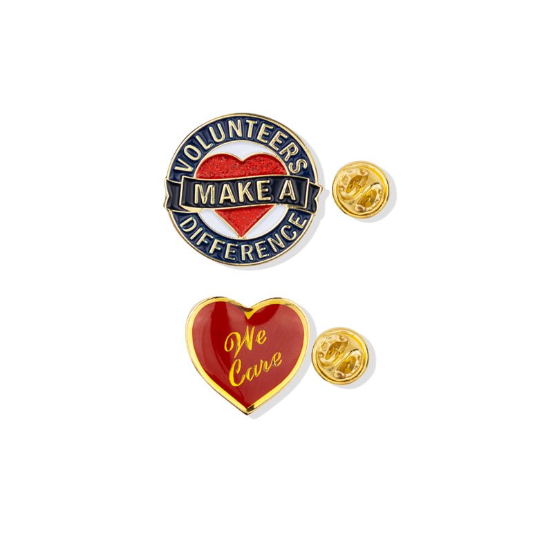 "Volunteers Are Special People" Appreciation Boxed Gift Set-Includes Verse Card, Keychain, and Lapel Pins-Brooches & Lapel Pins-Lapel Pin Corner