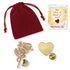 "Heart of Gold" Lapel Pin Appreciation Gift Set - Includes 2 Pins, Greeting Card, and Gift Bag - Lapel Pin Corner