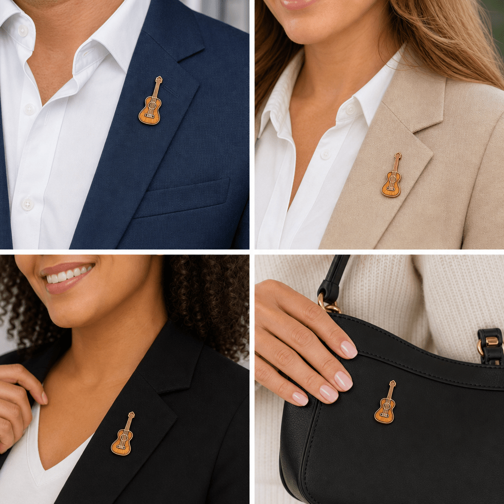 MP Series Musical Instrument Lapel Pins - Lapel Pin Corner